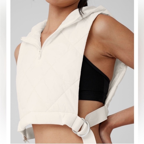 ALO Yoga Jackets & Blazers - ALO Yoga Cropped Vest with Hood